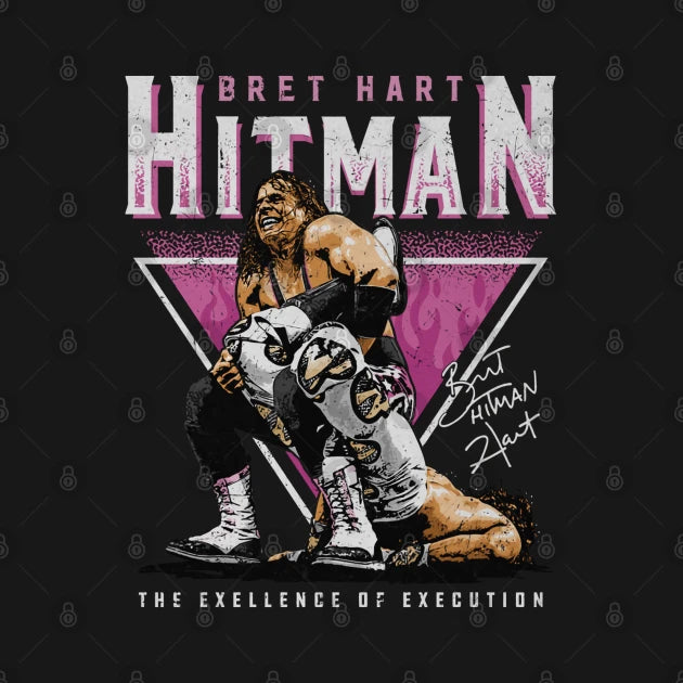 Bret Hart Sharpshooter Triangle Hoodie
