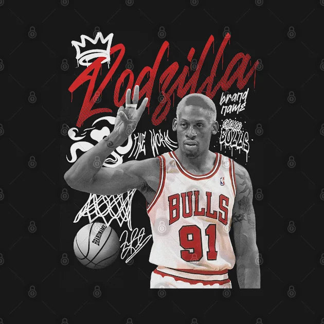 Dennis Rodman Rodzilla T-Shirt