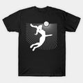 Volleyball Girl Symbol Graphic T-Shirt