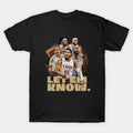 Mitchell Garland Allen Mobley Strus Let Em Kow Basketball Cartoon T-Shirt