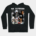 Bo Jackson Bo Knows Signature Vintage Legend Baseball Football Bootleg Rap Graphic Style Hoodie