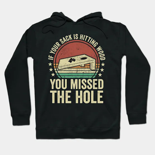 Funny Cornhole Player Corn Hole Hoodie