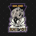 Defunct San Jose Rhinos Roller Hockey Hoodie