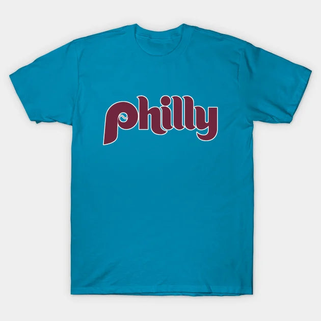 Philadelphia Phillies Retro Powder Blue Philly T-Shirt