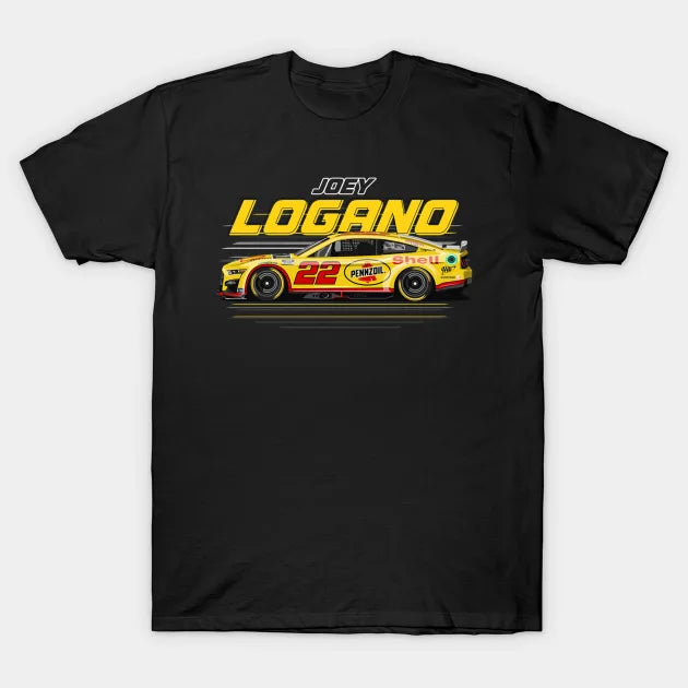 Joey Logano #22 Mustang T-Shirt