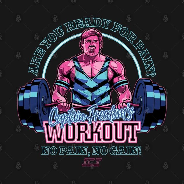 Captain Freedom'S Workout T-Shirt