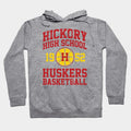Hickory High School Huskers Basketball (Variant) Hoodie