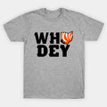 Who Dey, Cincinnati Football Design T-Shirt